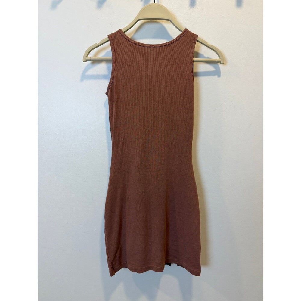 Popilush Built In Shapewear Ribbed Mini Dress - Picture 5 of 5